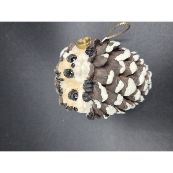 Vintage Christmas Pinecone Animal Ornaments Woodland Set Of 3 - Picture 6 of 7
